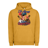 Pigment Peanut Butter I'll always be your biggest fan Baseball Urban Hoodie - HowdyJamesFarm