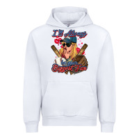 White I'll always be your biggest fan Baseball Urban Hoodie - HowdyJamesFarm