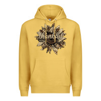 Antique Gold Thankful Sunflower Premium Hoodie - Bettercallsaul