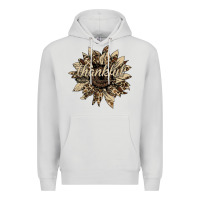 Dove Grey Thankful Sunflower Premium Hoodie - Bettercallsaul