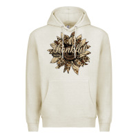 Oatmeal Heather Thankful Sunflower Premium Hoodie - Bettercallsaul