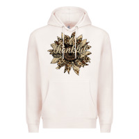 Pale Pink Thankful Sunflower Premium Hoodie - Bettercallsaul