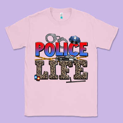Police Life Classic Tee Designed By Adodesignshop
