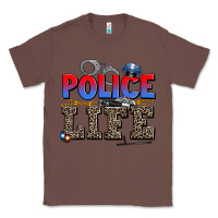 Chestnut police life Classic Tee - AdoDesignShop