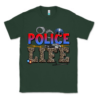 Sports Green police life Classic Tee - AdoDesignShop