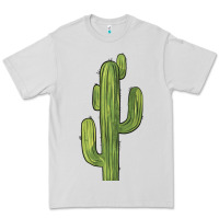 Dove Grey cactus Premium Tee - BarkalooDesign