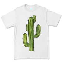 White cactus Premium Tee - BarkalooDesign