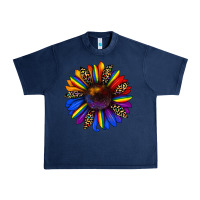 Navy pride sunflower Urban Heavy Tee - JahusDesignShop