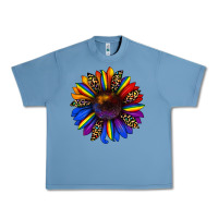 Pebble Blue pride sunflower Urban Heavy Tee - JahusDesignShop