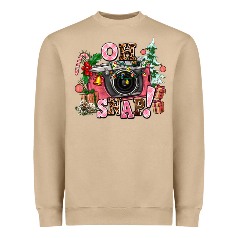 Christmas Oh Snap Heavyweight Sweatshirt by AdoDesignShop | Teevron