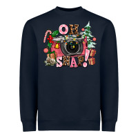 Navy christmas oh snap Heavyweight Sweatshirt - AdoDesignShop