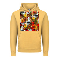 Vintage Mustard christmas leopard duck Vintage Hoodie - FaDigitalArtStudio