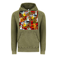 Vintage Olive christmas leopard duck Vintage Hoodie - FaDigitalArtStudio
