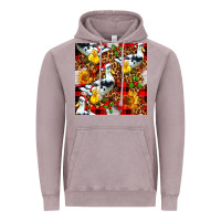 Vintage Zinc christmas leopard duck Vintage Hoodie - FaDigitalArtStudio