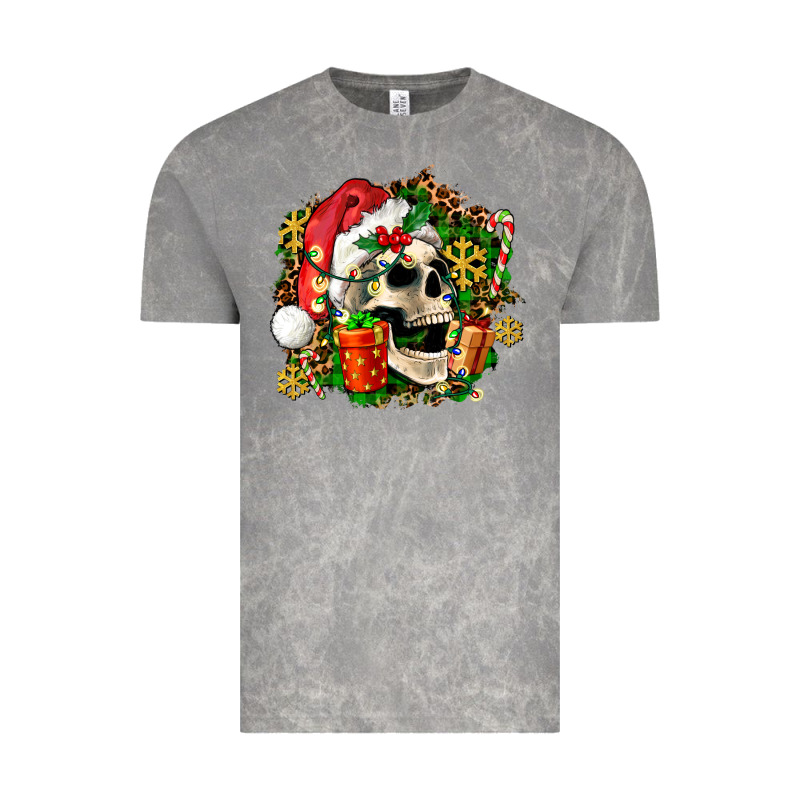 Christmas Skull And Gift Vintage Tee by AdoDesignShop | Teevron