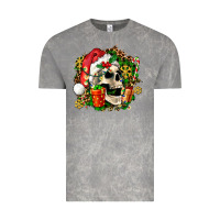 Cloud Rock christmas skull and gift Vintage Tee - AdoDesignShop