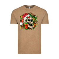 Vintage Coffee christmas skull and gift Vintage Tee - AdoDesignShop