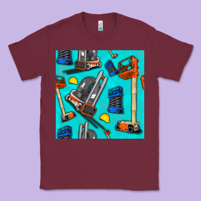 Construction Vehicles Classic Tee Designed By Bundleandbundleshop