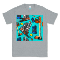 Heather Grey construction vehicles Classic Tee - BundleAndBundleShop
