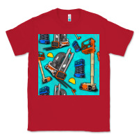 Red construction vehicles Classic Tee - BundleAndBundleShop