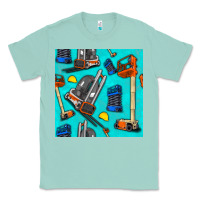 Seafoam construction vehicles Classic Tee - BundleAndBundleShop