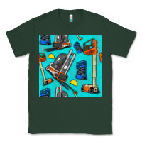 Sports Green construction vehicles Classic Tee - BundleAndBundleShop