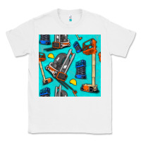 White construction vehicles Classic Tee - BundleAndBundleShop