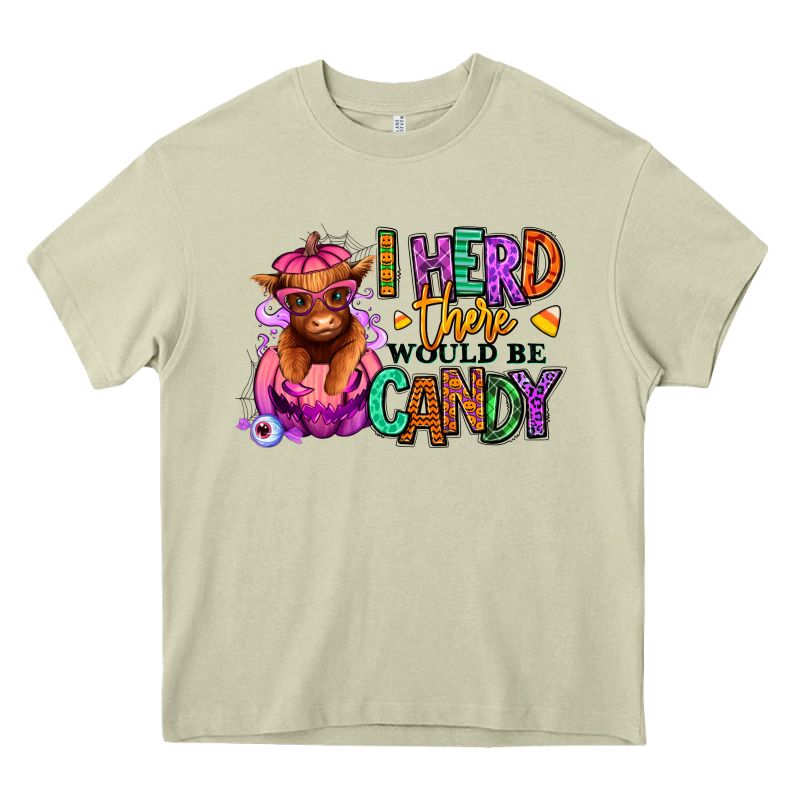 I Herd There Would Be Candy Heifer Heavy Core Tee by RanaPortraitStore | Teevron