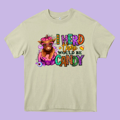 Heavy Core Tee I herd there would be candy Heifer