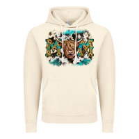 Vintage Artic highland cow mom Vintage Hoodie - JahusDesignShop