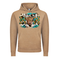 Vintage Coffee highland cow mom Vintage Hoodie - JahusDesignShop