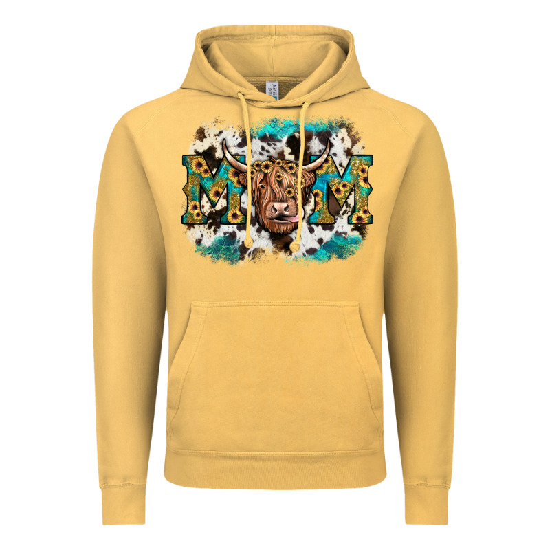 Highland Cow Mom Vintage Hoodie by JahusDesignShop | Teevron