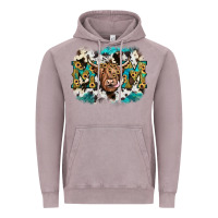Vintage Zinc highland cow mom Vintage Hoodie - JahusDesignShop