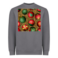 Storm christmas ornaments and leopard seamless pattern Heavyweight Sweatshirt - BundleAndBundleShop