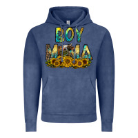 Vintage Denim boy mama Vintage Hoodie - CowhideDigitalArt
