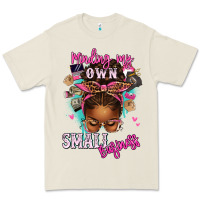 Bone minding my own small business afro messy bun Premium Tee - texasbilliewilder