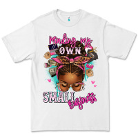 White minding my own small business afro messy bun Premium Tee - texasbilliewilder
