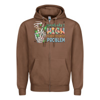Chestnut somebodys high maintenance problem Zipper Hoodie - MaliasSmallBusiness