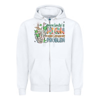 White somebodys high maintenance problem Zipper Hoodie - MaliasSmallBusiness