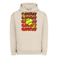 Game Day Softball Lightning Bolt Urban Hoodie | Teevron
