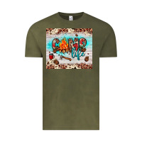 Vintage Olive camp life Vintage Tee - JahusDesignShop