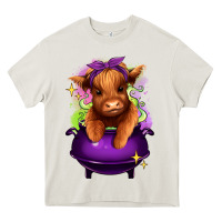 Cream Halloween Heifer Heavy Core Tee - RanaPortraitStore