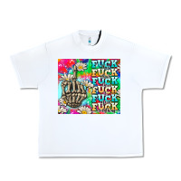 White fuck everything skeletons Urban Heavy Tee - AdoDesignShop