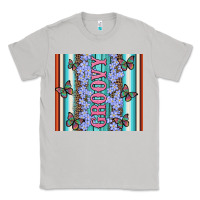 Moon Dust groovy with flowers and Butterflies Classic Tee - Artiststas