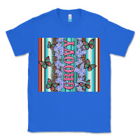 True Royal groovy with flowers and Butterflies Classic Tee - Artiststas