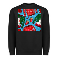 Black christmas clothes seamless pattern Heavyweight Sweatshirt - BundleAndBundleShop