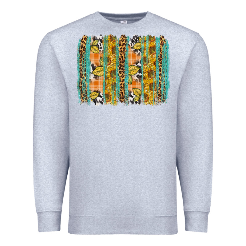 Fall Sunflower Brushstroke Premium Sweatshirt by BundleAndBundleShop | Teevron