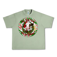 Oil Green Christmas cow bells ring are you listening Urban Heavy Tee - Artiststas
