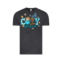 Vintage Black cozy season Vintage Tee - AdoDesignShop