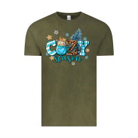 Vintage Olive cozy season Vintage Tee - AdoDesignShop